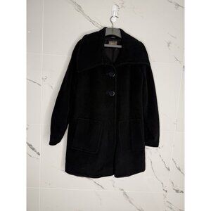 NWT Vintage Jessica Wool Coat size10 Ballon Sleeve Relaxed Fit 90’s y2k
